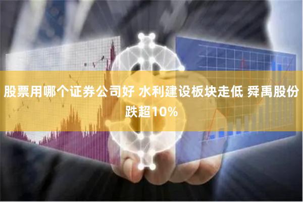 股票用哪个证券公司好 水利建设板块走低 舜禹股份跌超10%