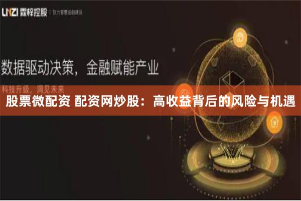 股票微配资 配资网炒股：高收益背后的风险与机遇