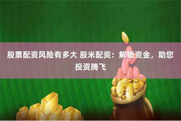 股票配资风险有多大 股米配资：解锁资金，助您投资腾飞